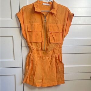 Zara Kid’s Vibrant Orange Romper